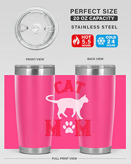 cat mom Style 35#- cat- Tumbler