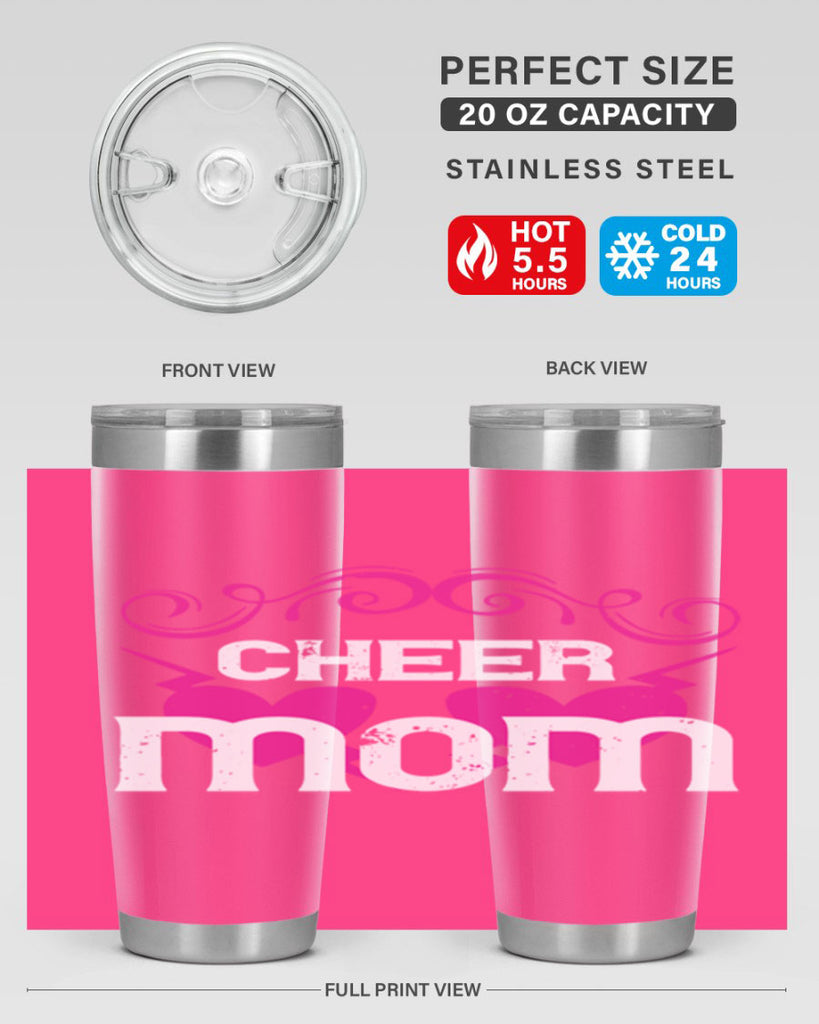 cheer mom 194#- mom- Tumbler