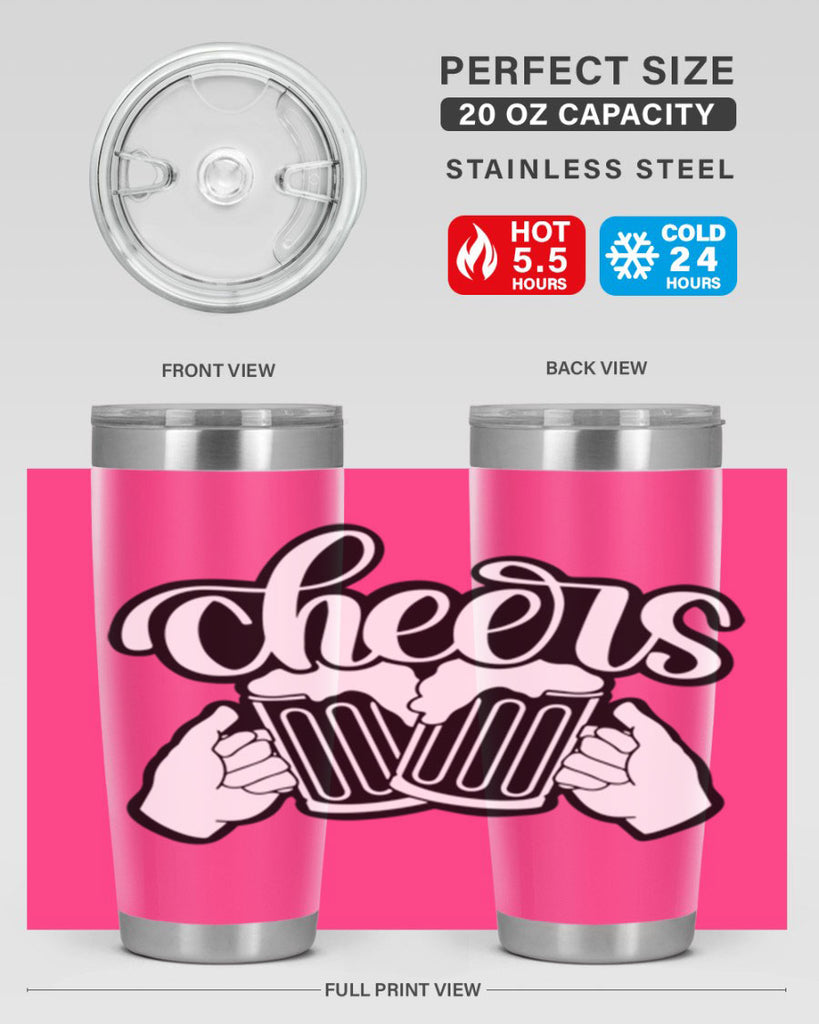 cheers 44#- beer- Tumbler