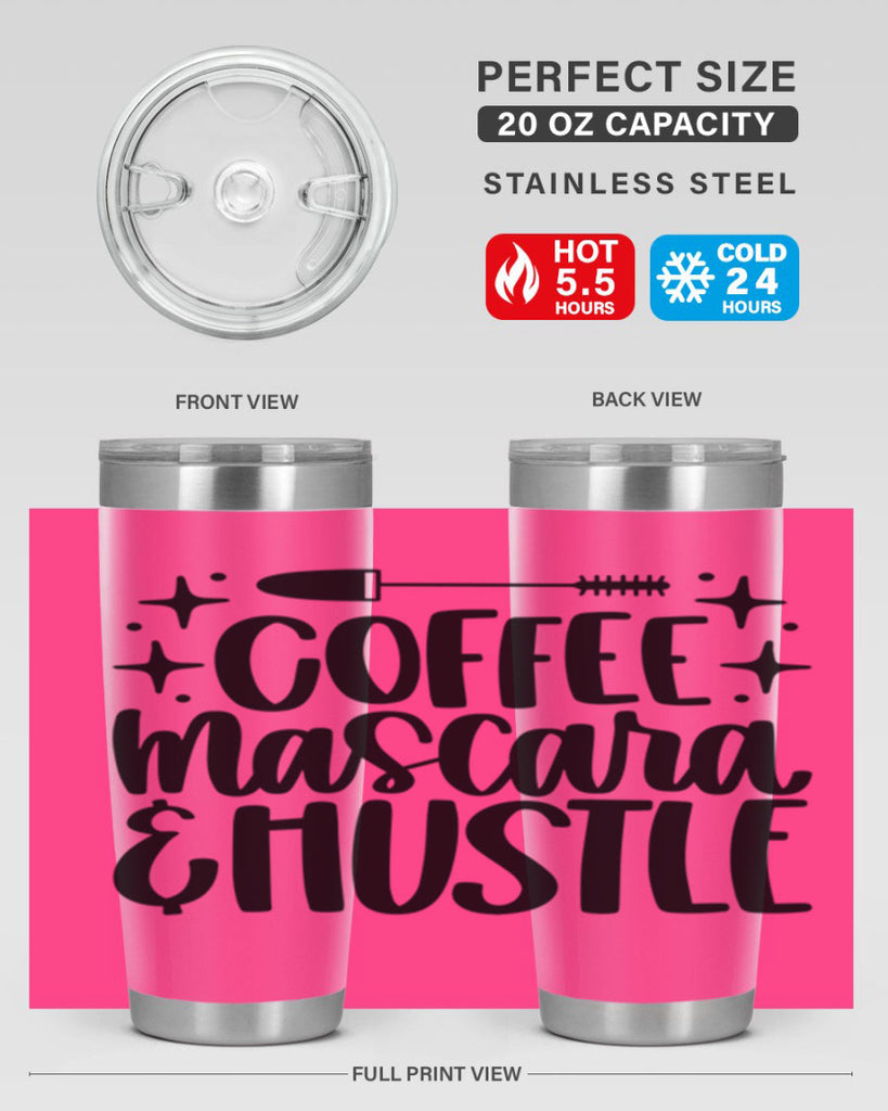 coffe mascara hustle 180#- coffee- Tumbler