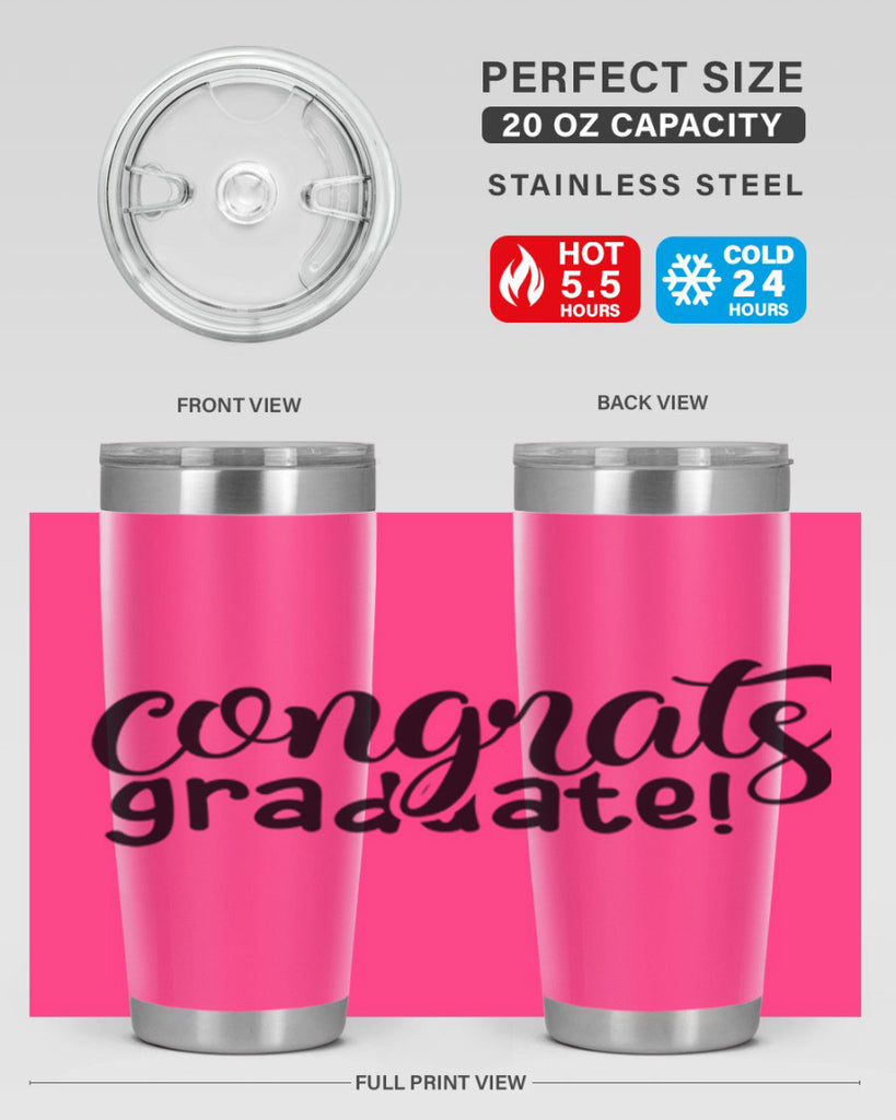 congrats graduate! 2#- graduation- Tumbler