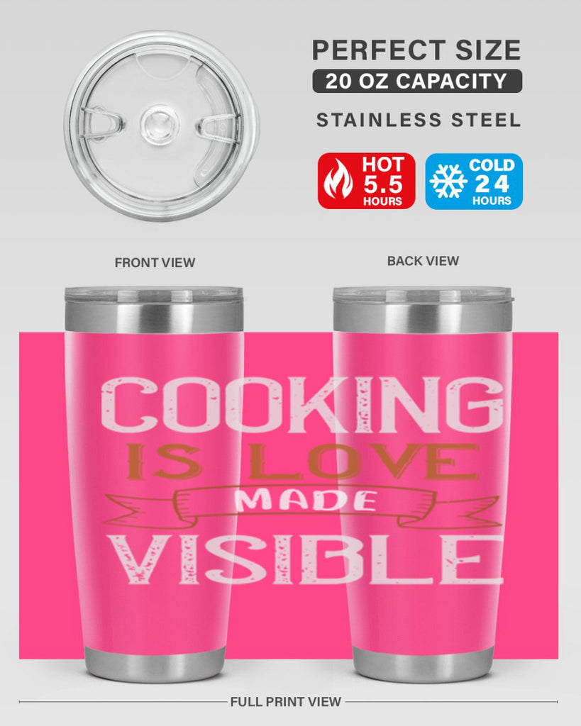 cooking is love made visible 43#- cooking- Tumbler