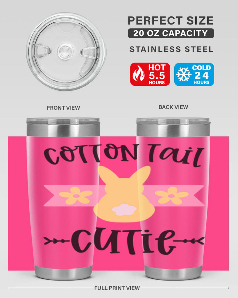 cotton tail cutie 63#- easter- Tumbler