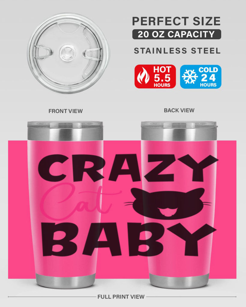 crazy cat baby Style 270#- baby- tumbler
