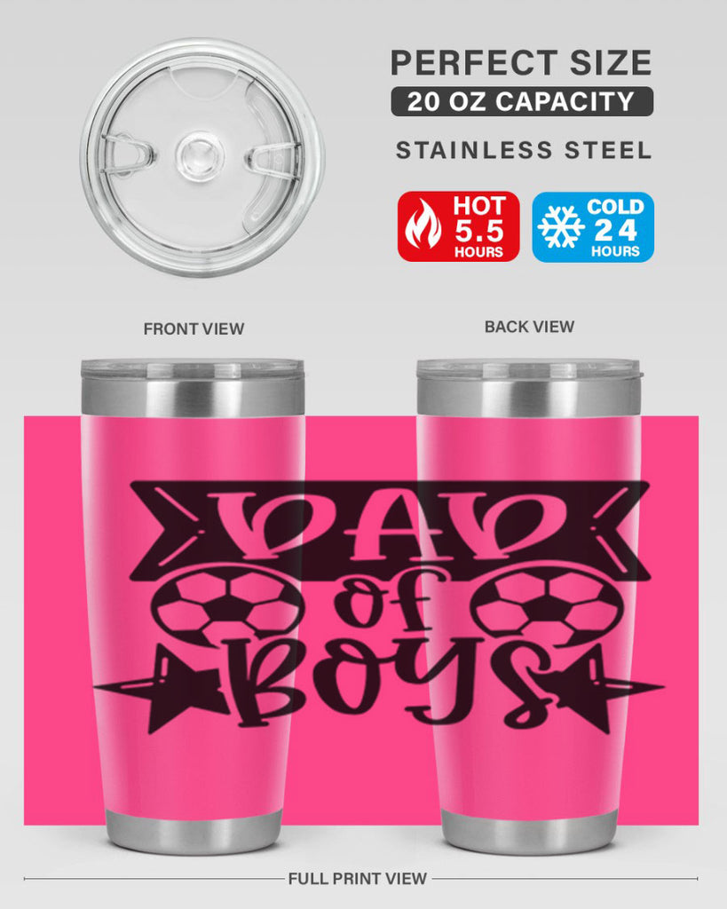 dad of boy 61#- fathers day- Tumbler