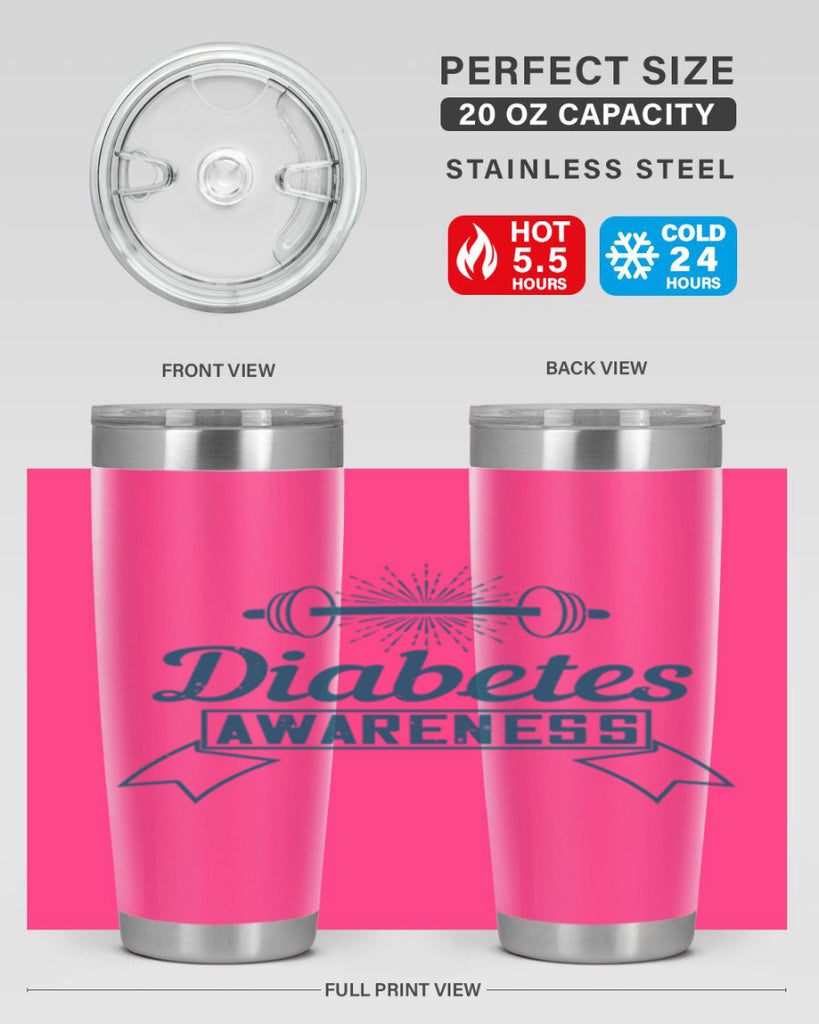 diabetes awareness Style 3#- diabetes- Tumbler