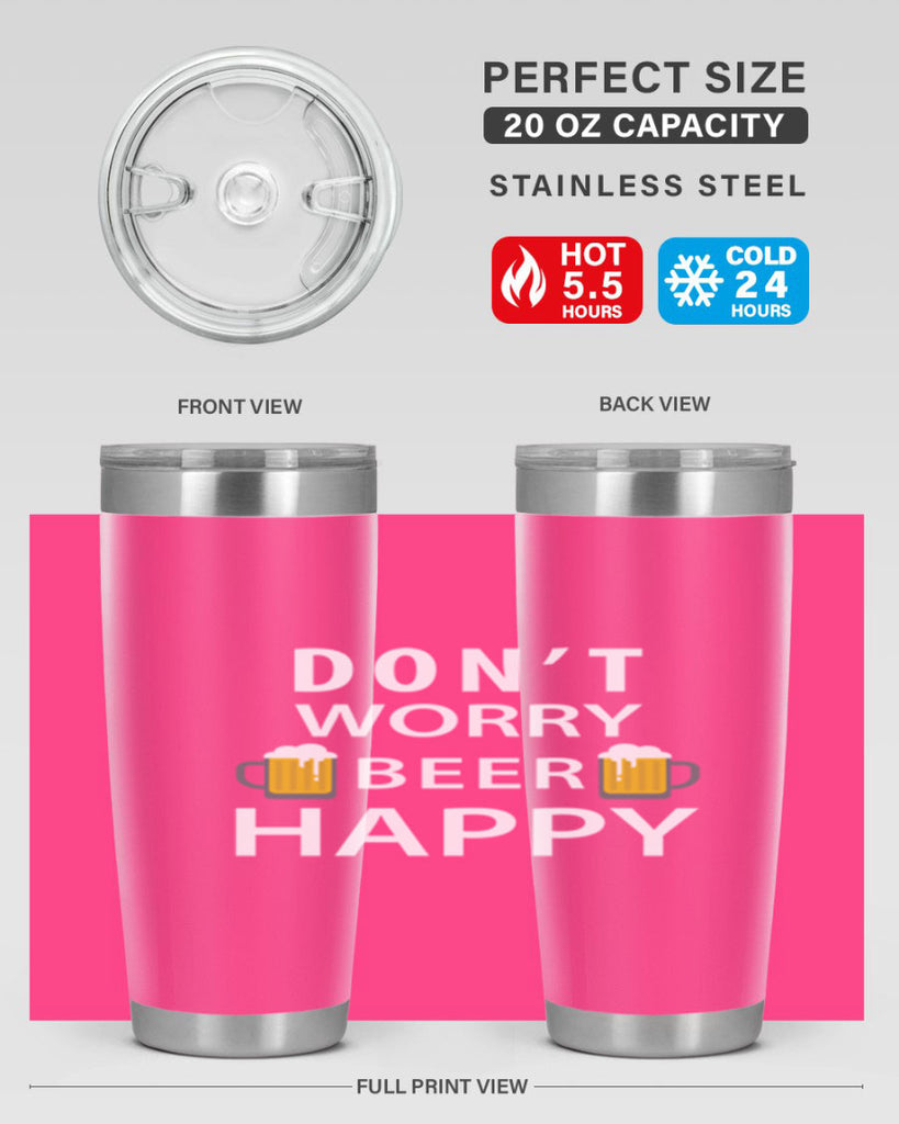 dont worry 94#- beer- Tumbler