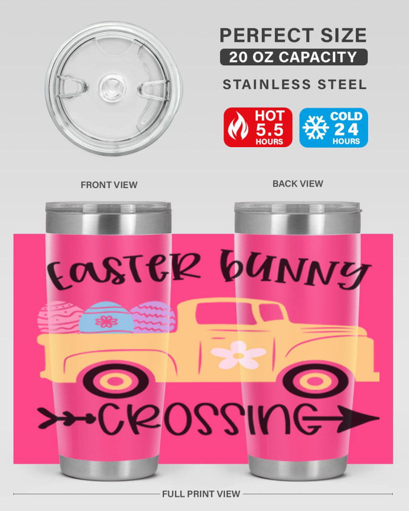 easter bunny crossing 59#- easter- Tumbler