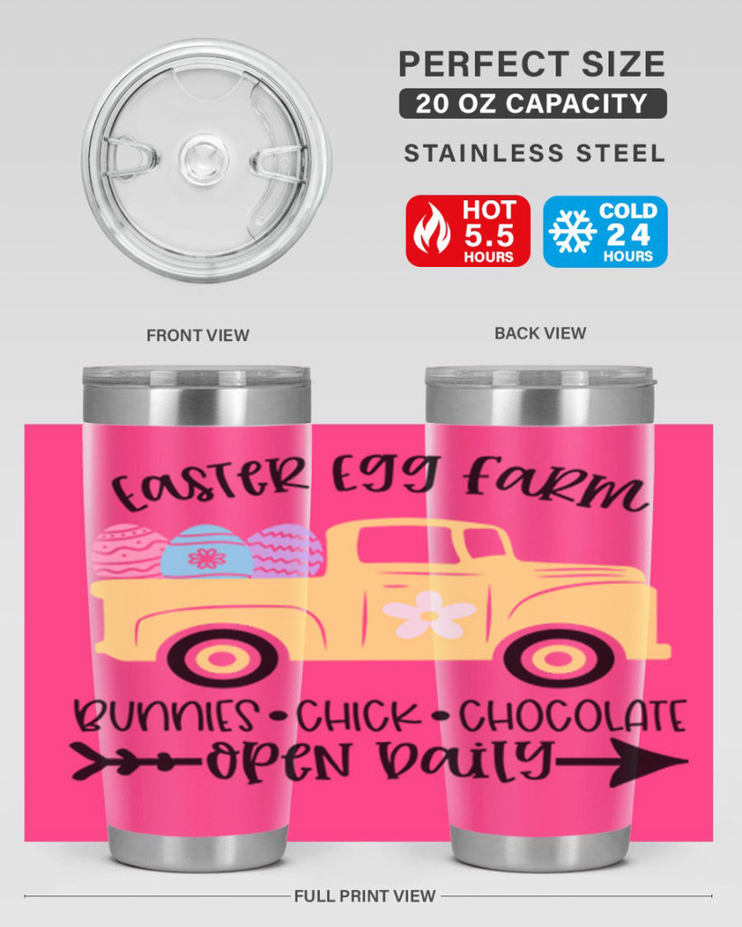 easter egg farm 58#- easter- Tumbler