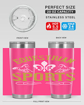 equestrian sports Style 55#- horse- Tumbler