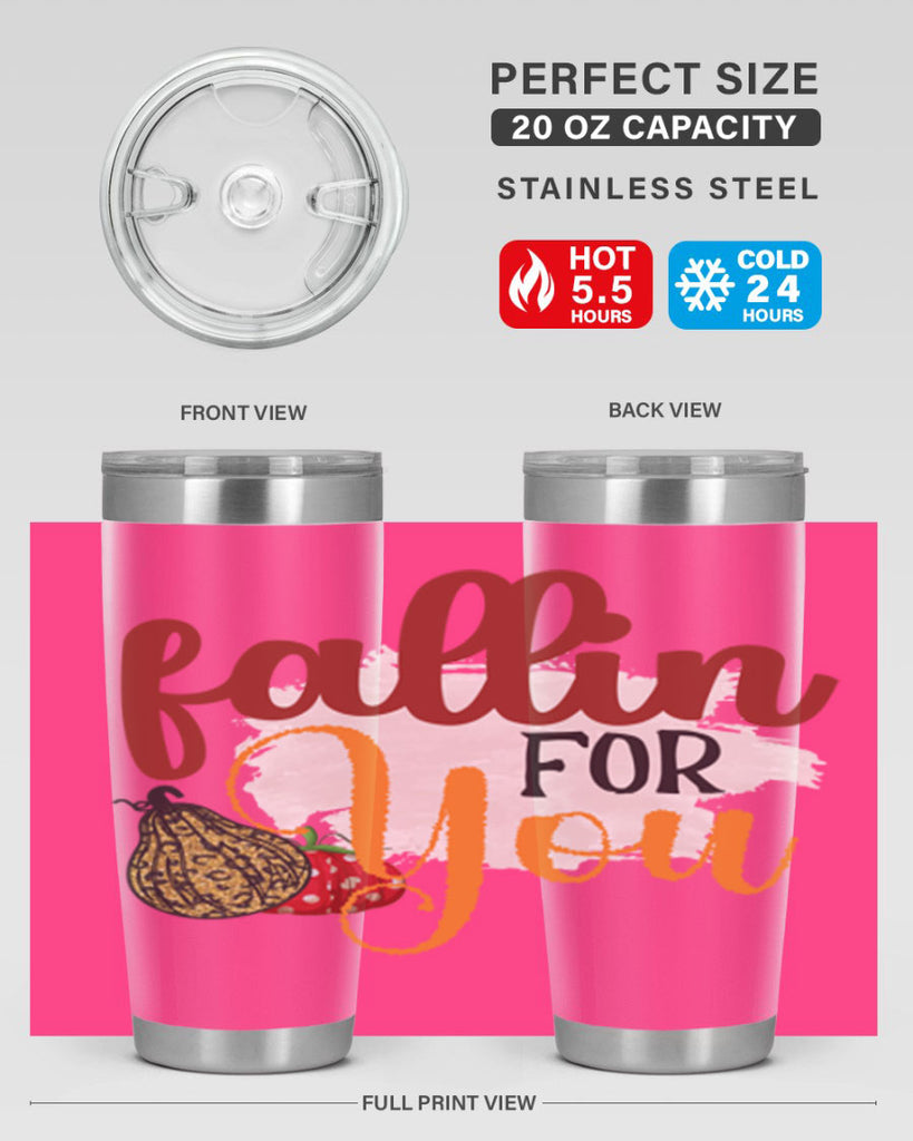 fallin for you 167#- fall- Tumbler