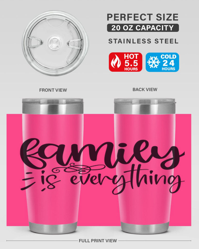 family is everything 72#- home- Tumbler