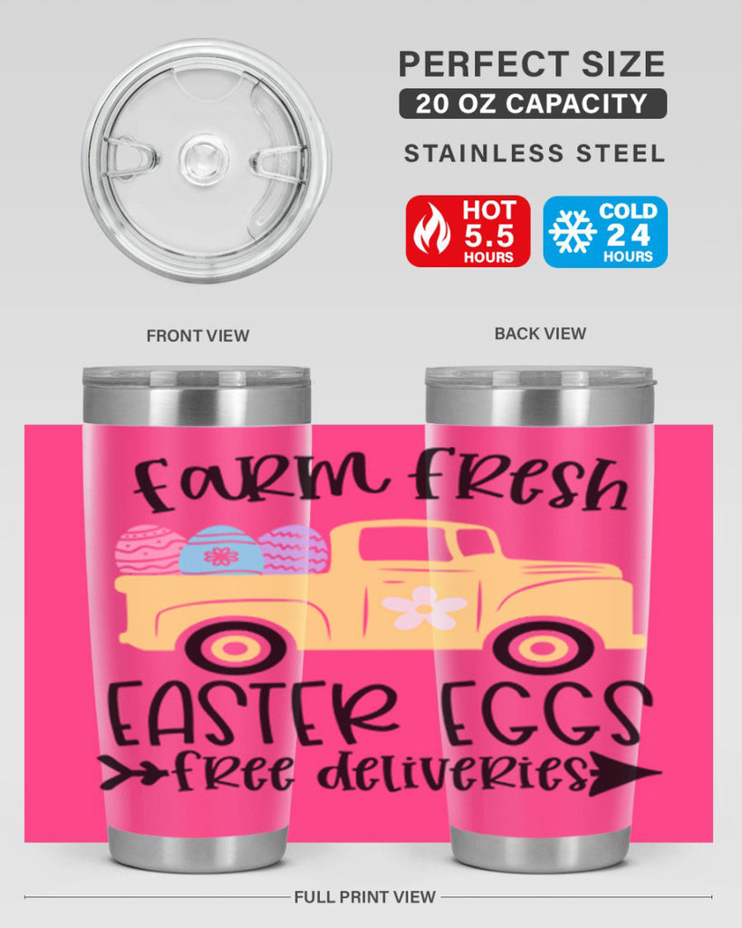 farm fresh easter eggs 46#- easter- Tumbler