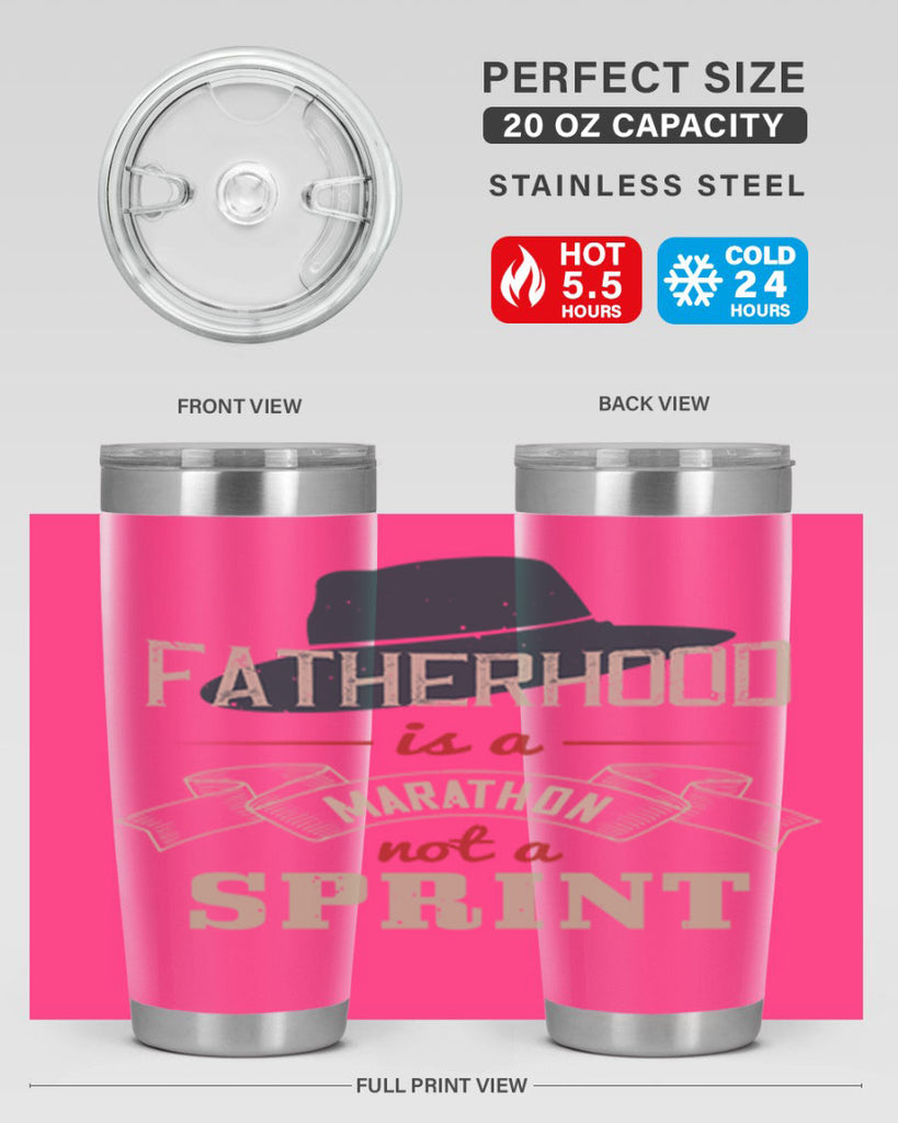 fatherhood is a marathon 227#- fathers day- Tumbler