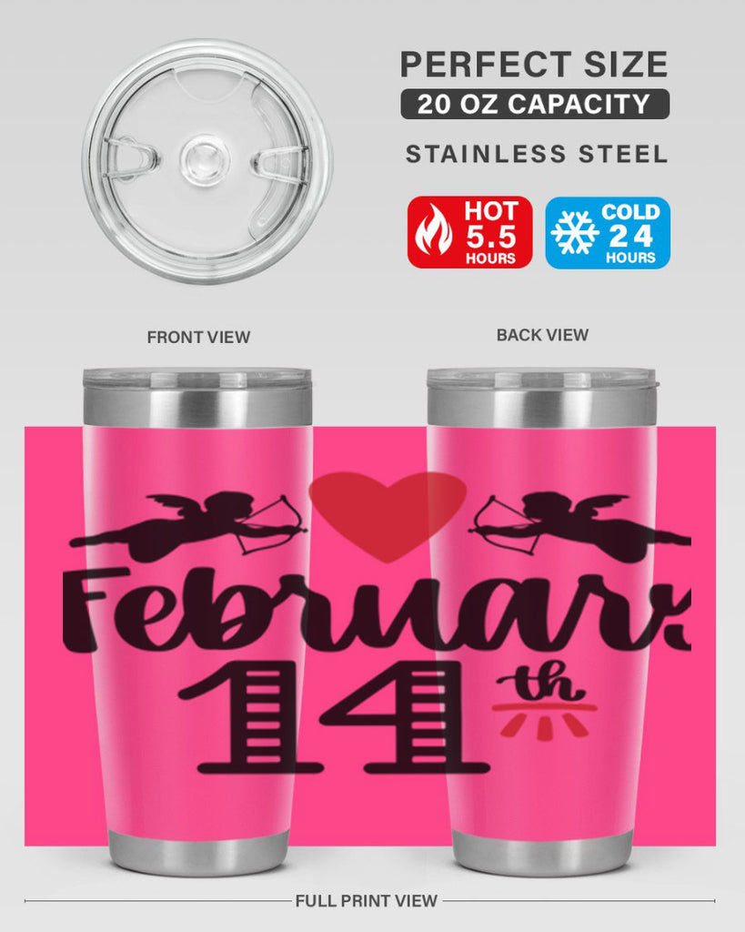 february th 28#- valentines day- Tumbler