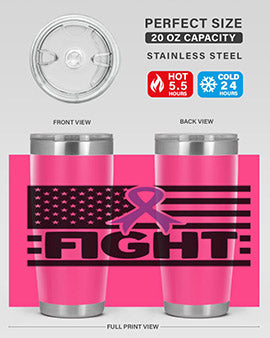 fight 145#- alzheimers- Tumbler