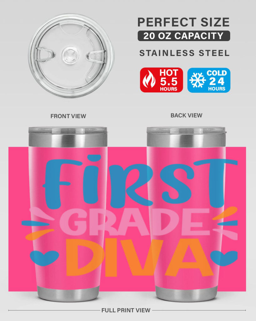 first grade divaaa 21#- 1st grade- Tumbler