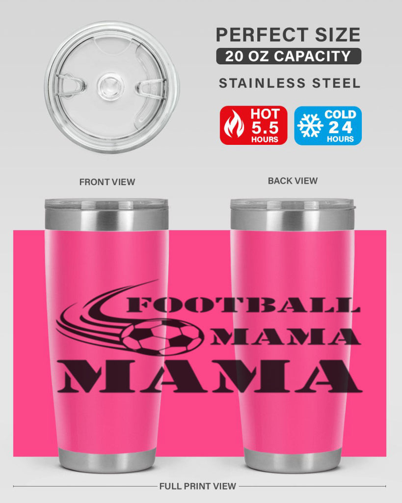 football mama 179#- mom- Tumbler