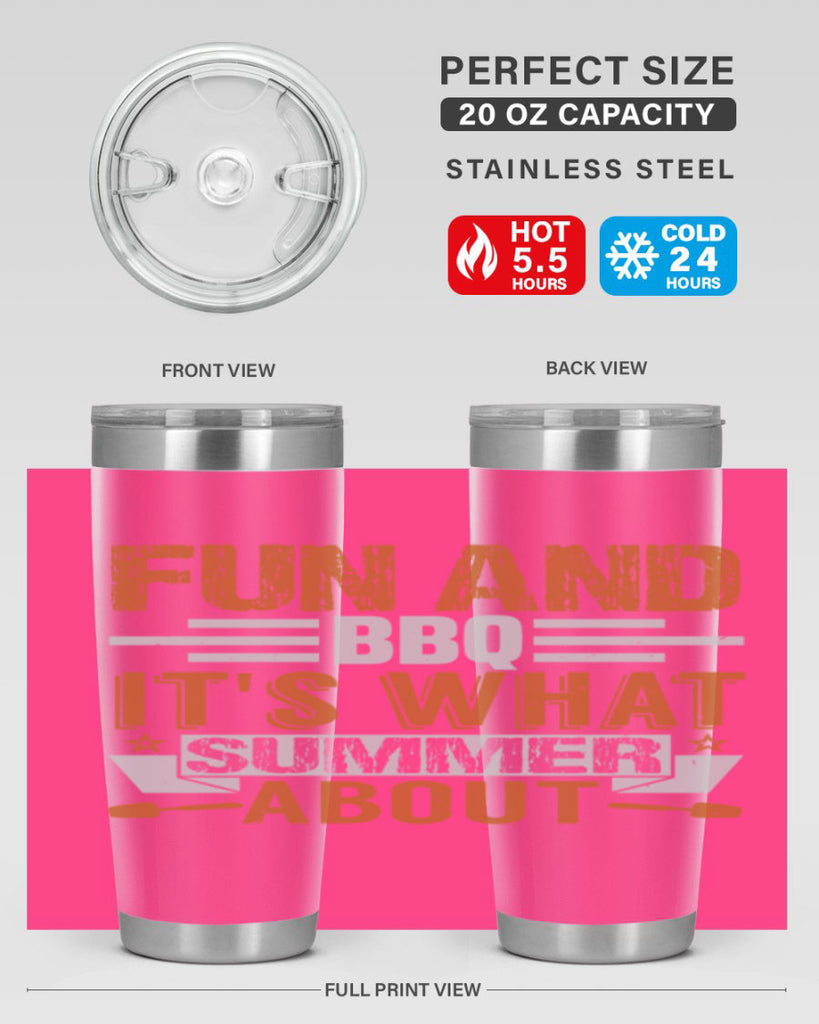 fun and bbq 44#- bbq- Tumbler