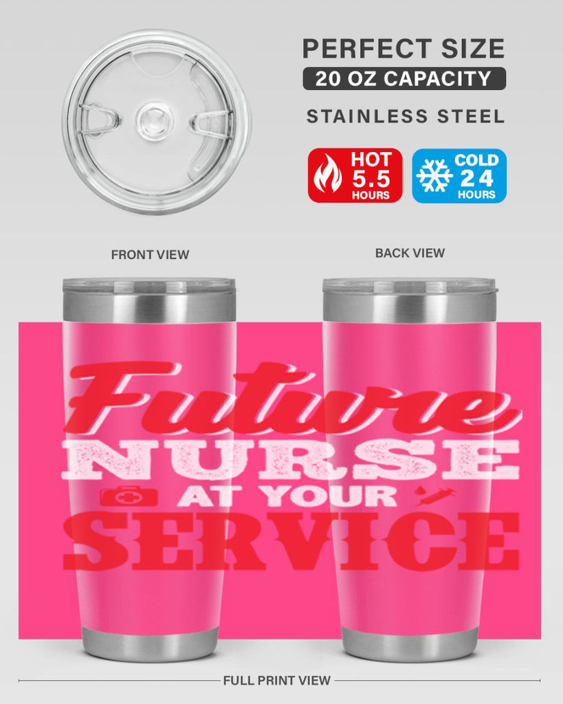 future nurse at your servicepng Style 241#- nurse- tumbler
