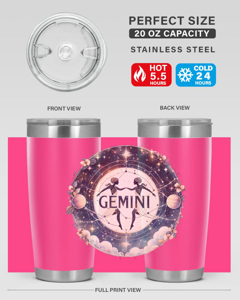 gemini 237#- zodiac- Tumbler