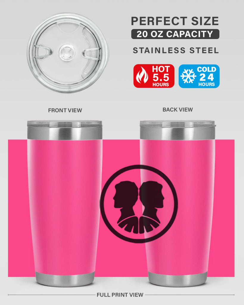 gemini 238#- zodiac- Tumbler