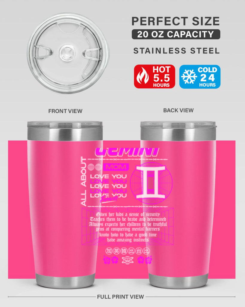 gemini 244#- zodiac- Tumbler