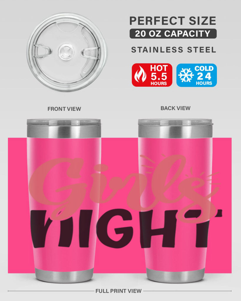 girls night Style 53#- Best Friend- Tumbler