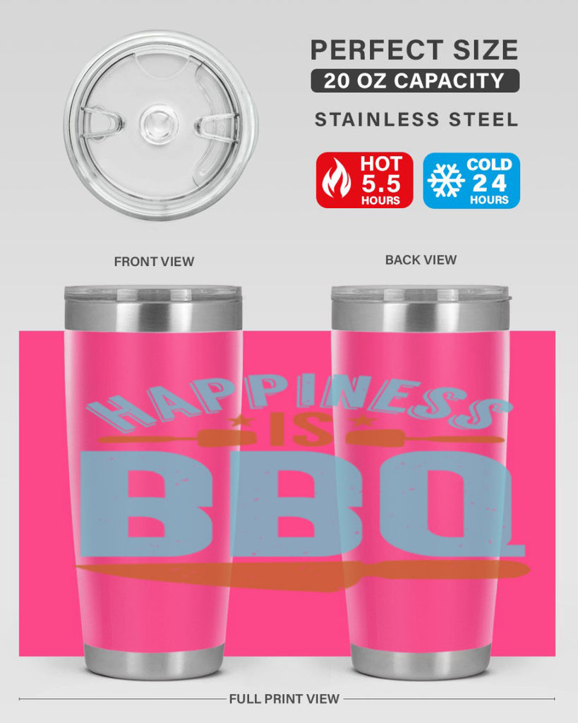 happiness is bbq 43#- bbq- Tumbler