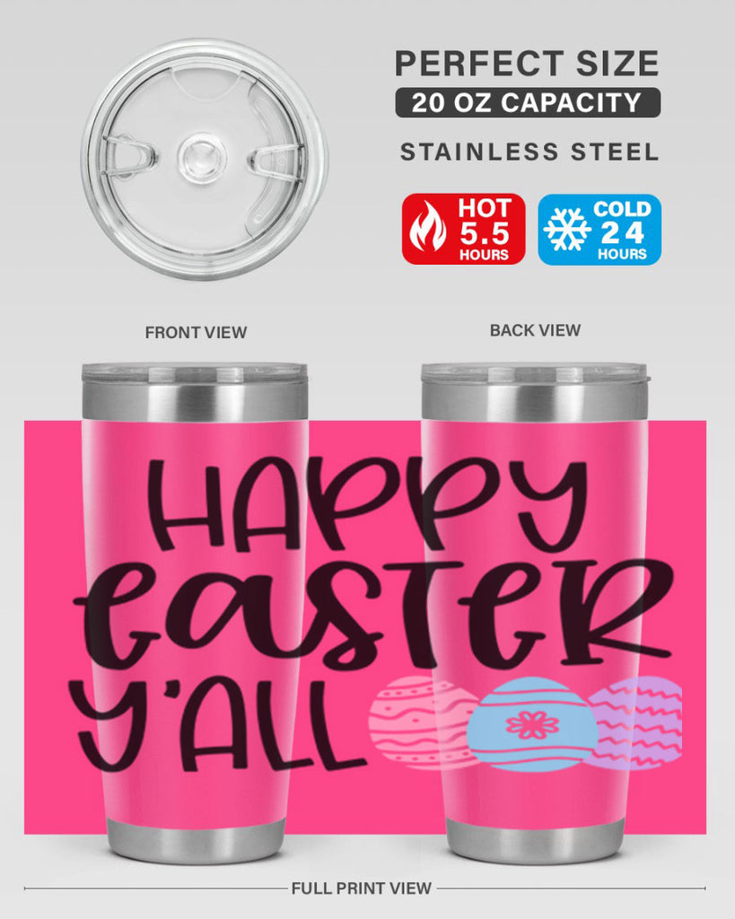 happy easter yall 39#- easter- Tumbler