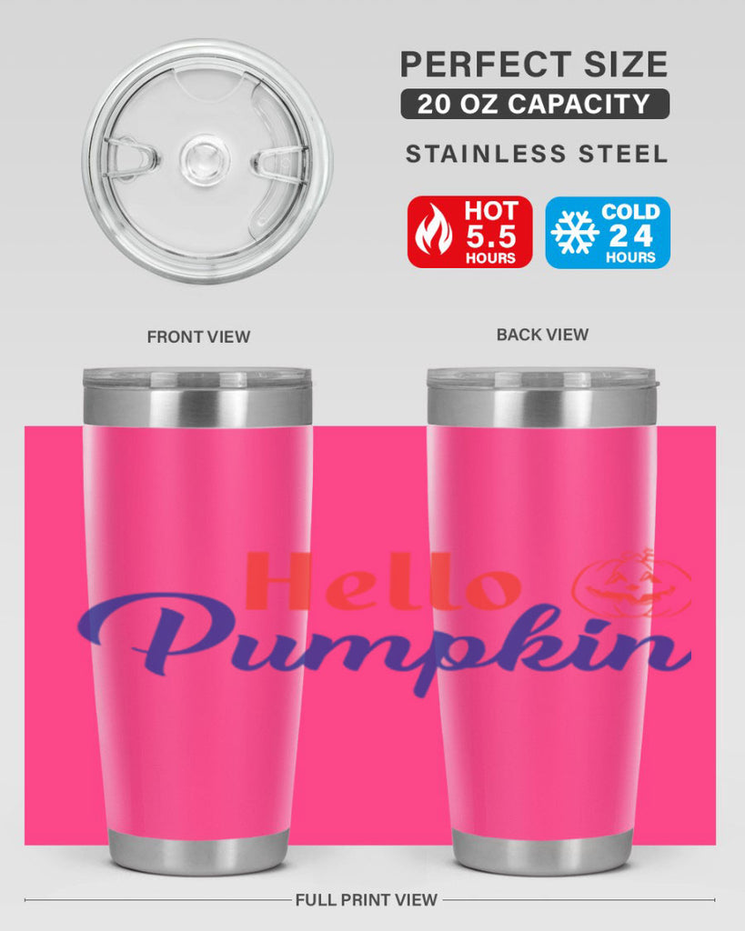 hello pumpkin 288#- fall- Tumbler