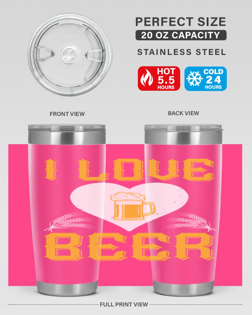 i love beer 74#- beer- Tumbler