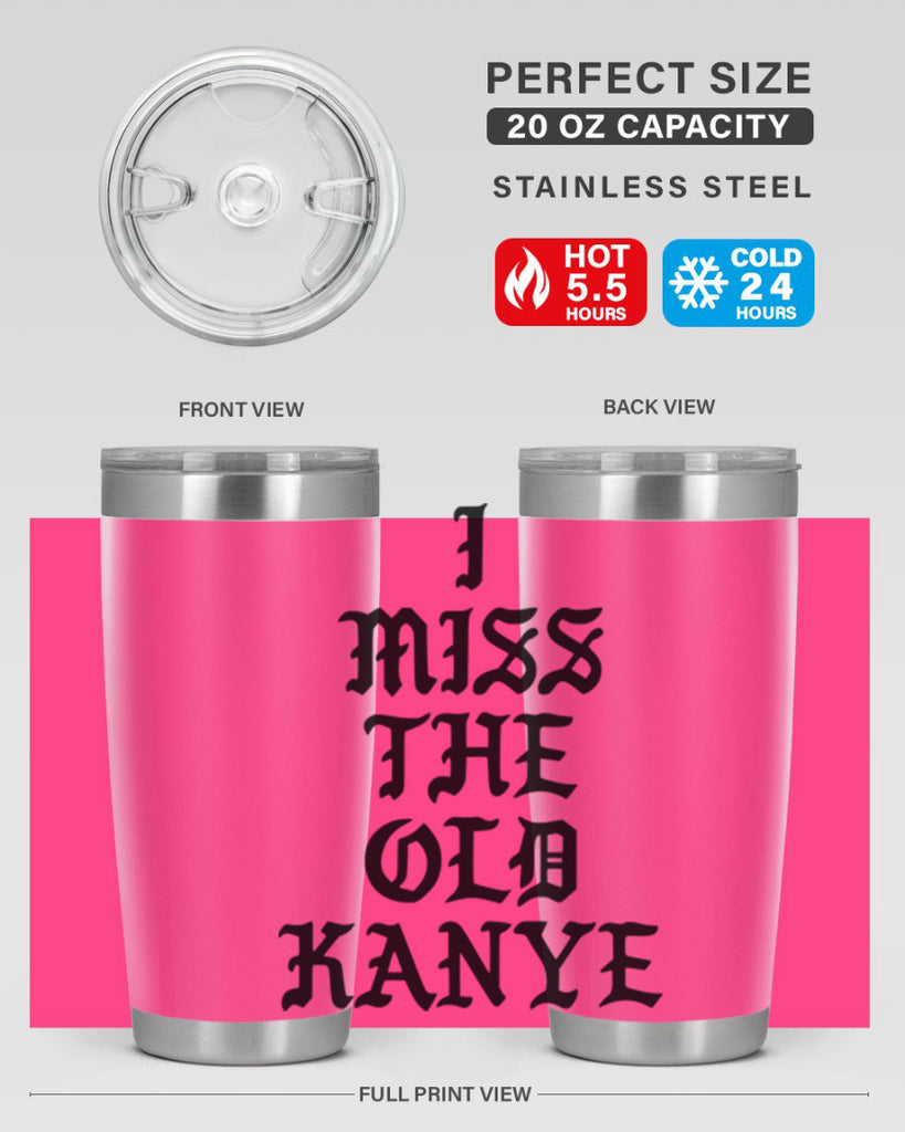 i miss the old kanye pablo 114#- black words phrases- Cotton Tank