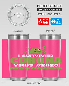 i survived coronavirus Style 33#- corona virus- Cotton Tank