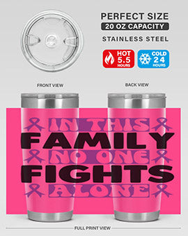 in this family no one fights alone 188#- alzheimers- Tumbler