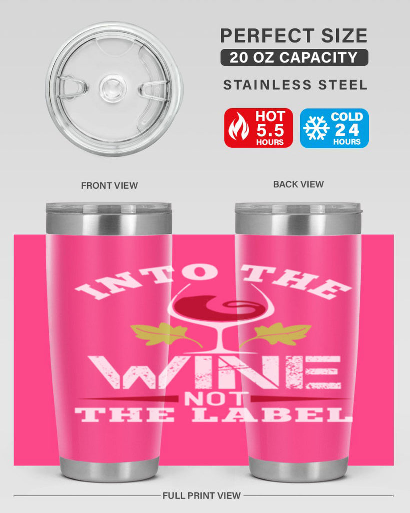 into the wine not the label 132#- wine- Tumbler