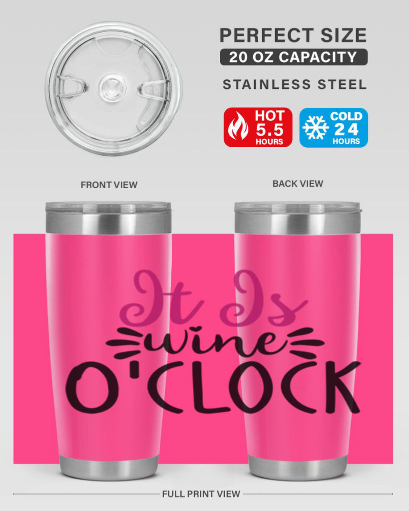 it is wine oclock 191#- wine- Tumbler