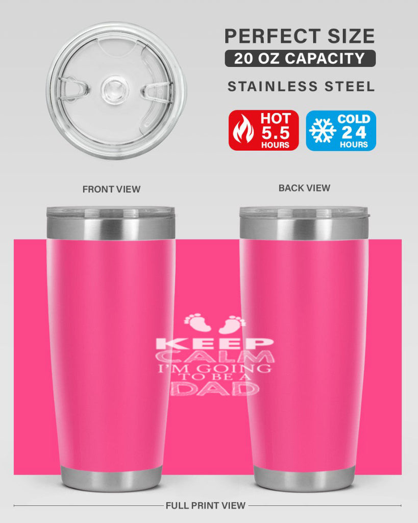 keep clam i am going to be a dad 2#- dad- Tumbler