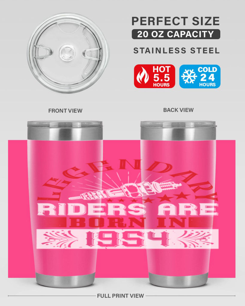 legendary riders are born in Style 58#- birthday- tumbler