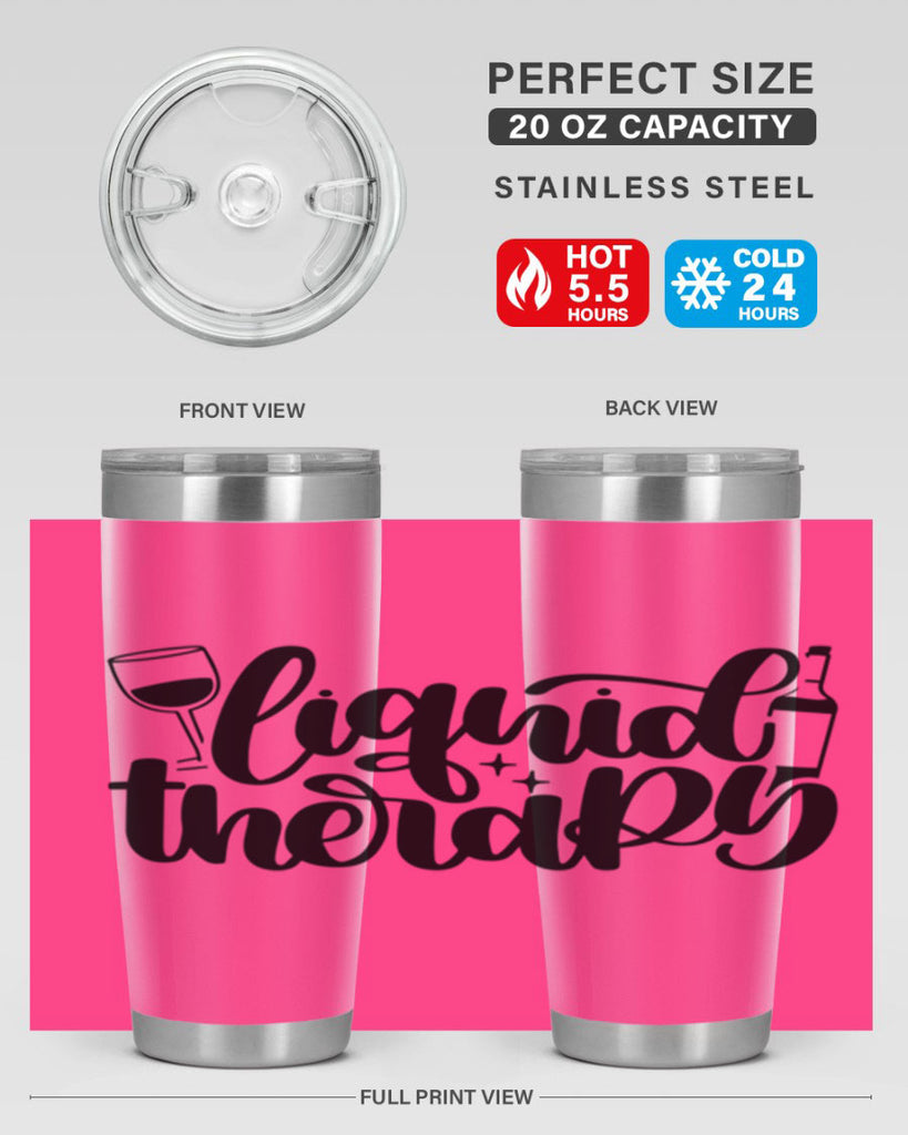 liquid therapy 45#- wine- Tumbler