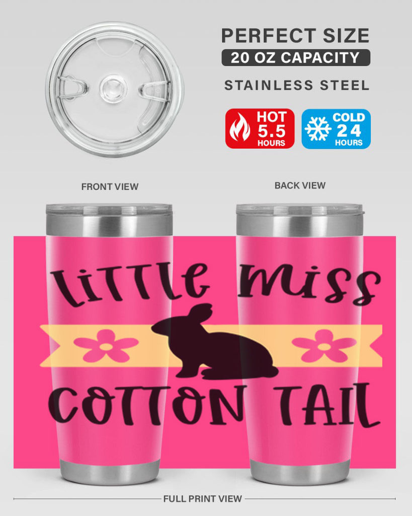 little miss cotton tail 17#- easter- Tumbler