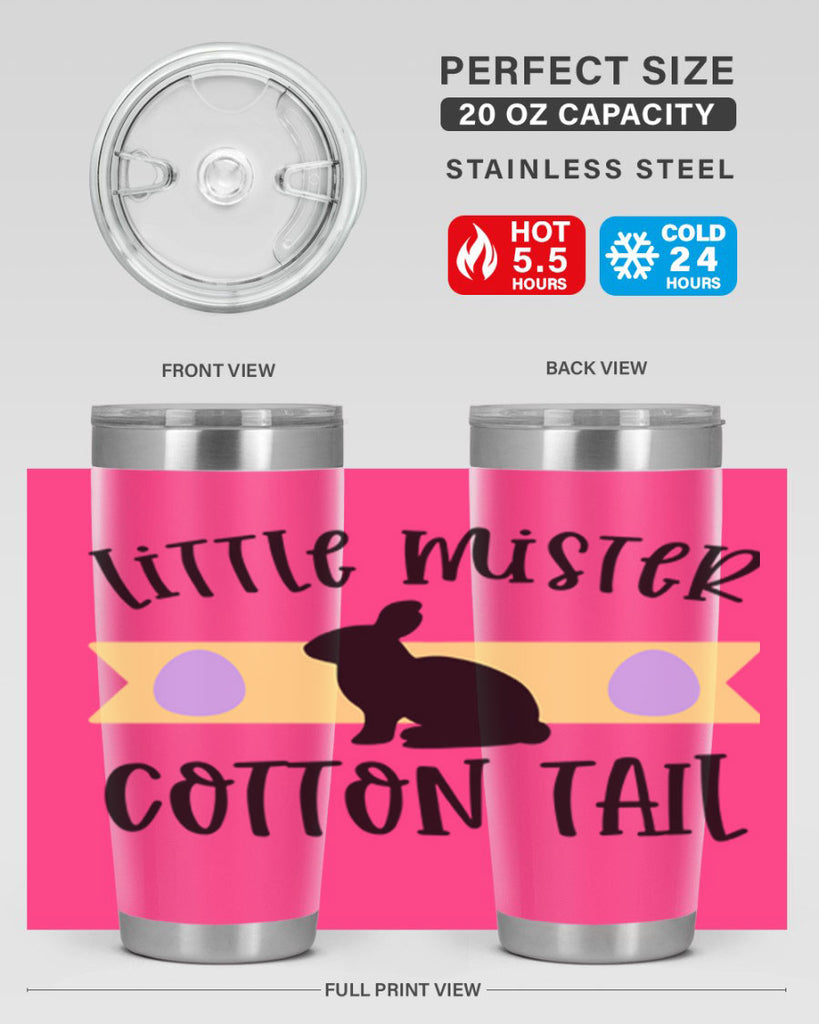 little mister cotton tail 16#- easter- Tumbler