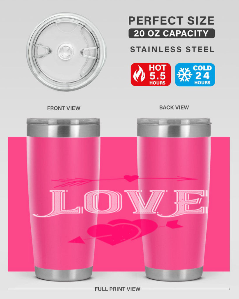 love 41#- valentines day- Tumbler