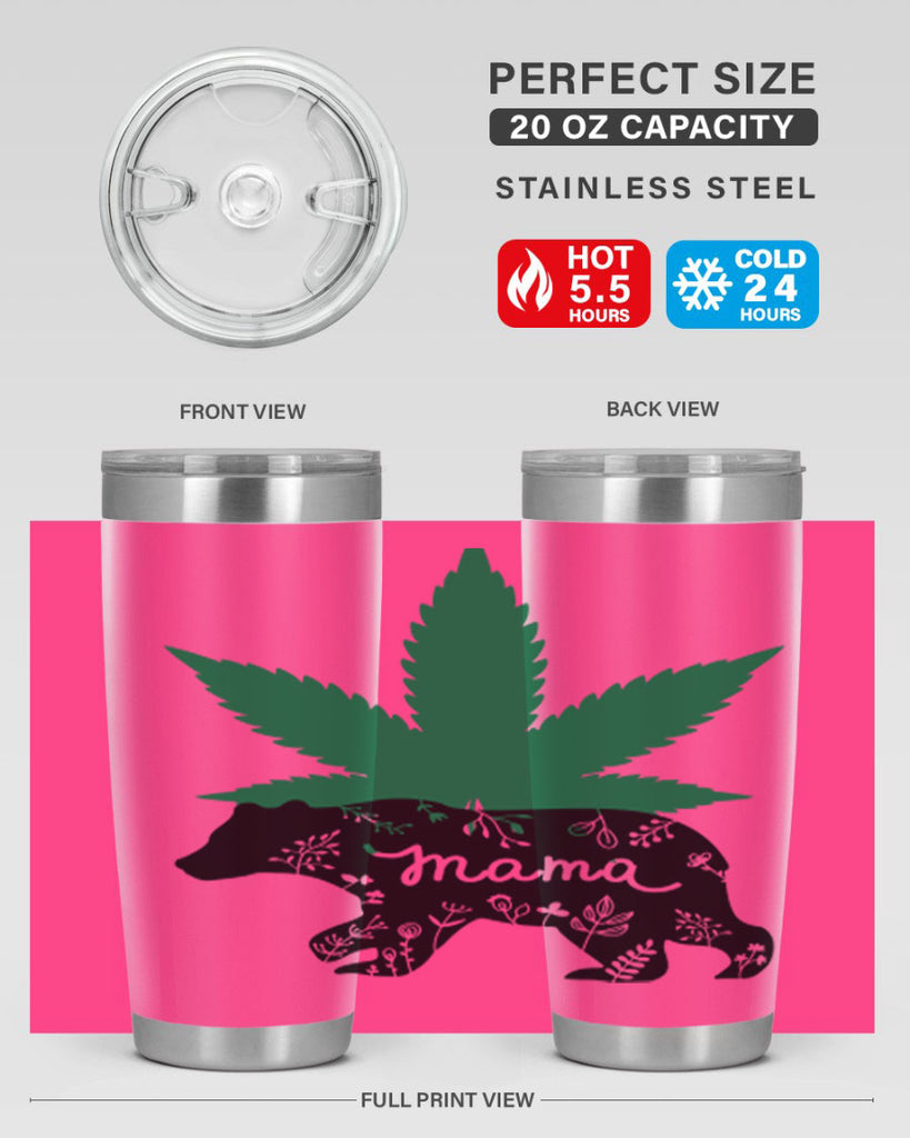 mama bear weed 196#- marijuana- Tumbler