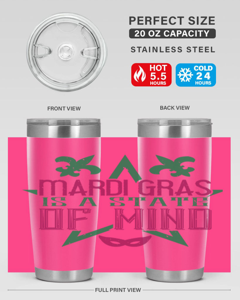 mardi gras is a state of mind 47#- mardi gras- Tumbler