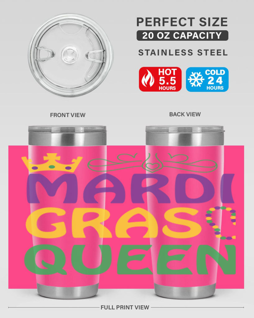 mardi gras queen 8#- mardi gras- Tumbler