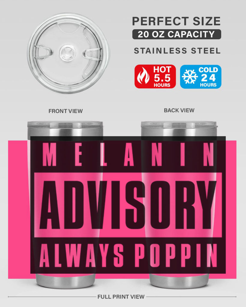 melanin advisory 80#- black words phrases- Cotton Tank