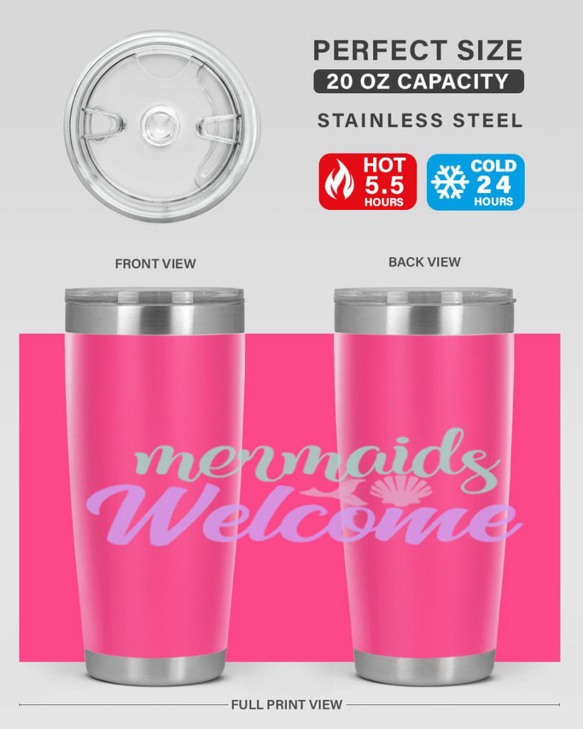 mermaids welcome 6#- mermaid- Tumbler