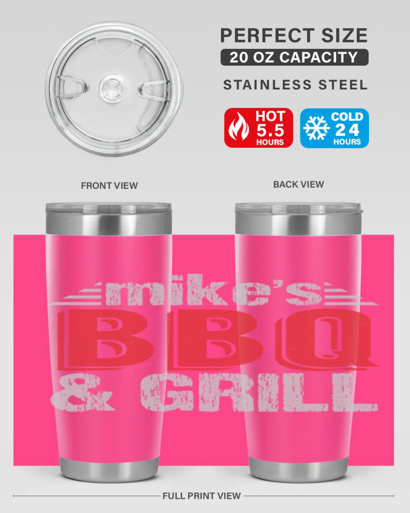 mikes bbq and grill 23#- bbq- Tumbler