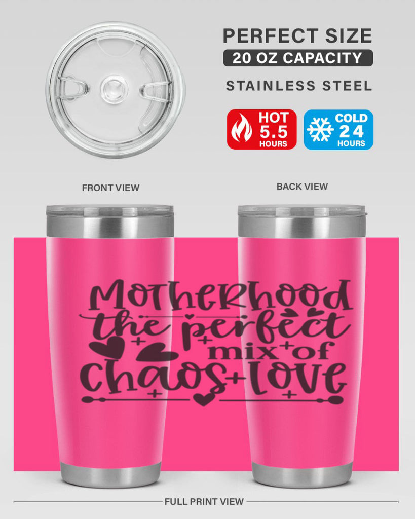 motherhood the perfect chas love 375#- mom- Tumbler